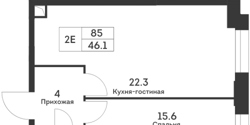 1-комн квартира Москва г., Обручева ул.,  к. 4