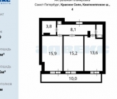 Продать Квартиры вторичка Красное Село г, Кингисеппское ш  4 с1 