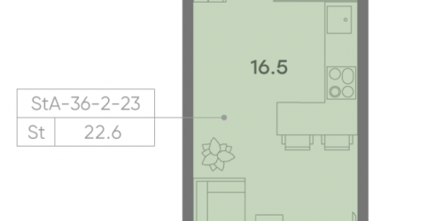 Студия Москва г., Красного Маяка ул.,  к. 2