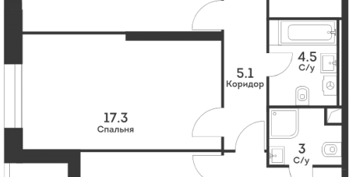 3-комн квартира Москва г., Обручева ул.,  к. 4
