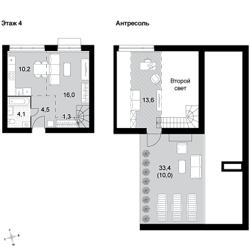 Продажа 1-комн квартиры в новостройке Докукино д., Цветочная ул.,  к. 1.1