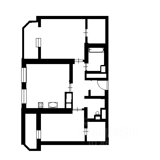 Продажа 2-комн квартиры на вторичном рынке улица Серпуховский Вал, 21к4