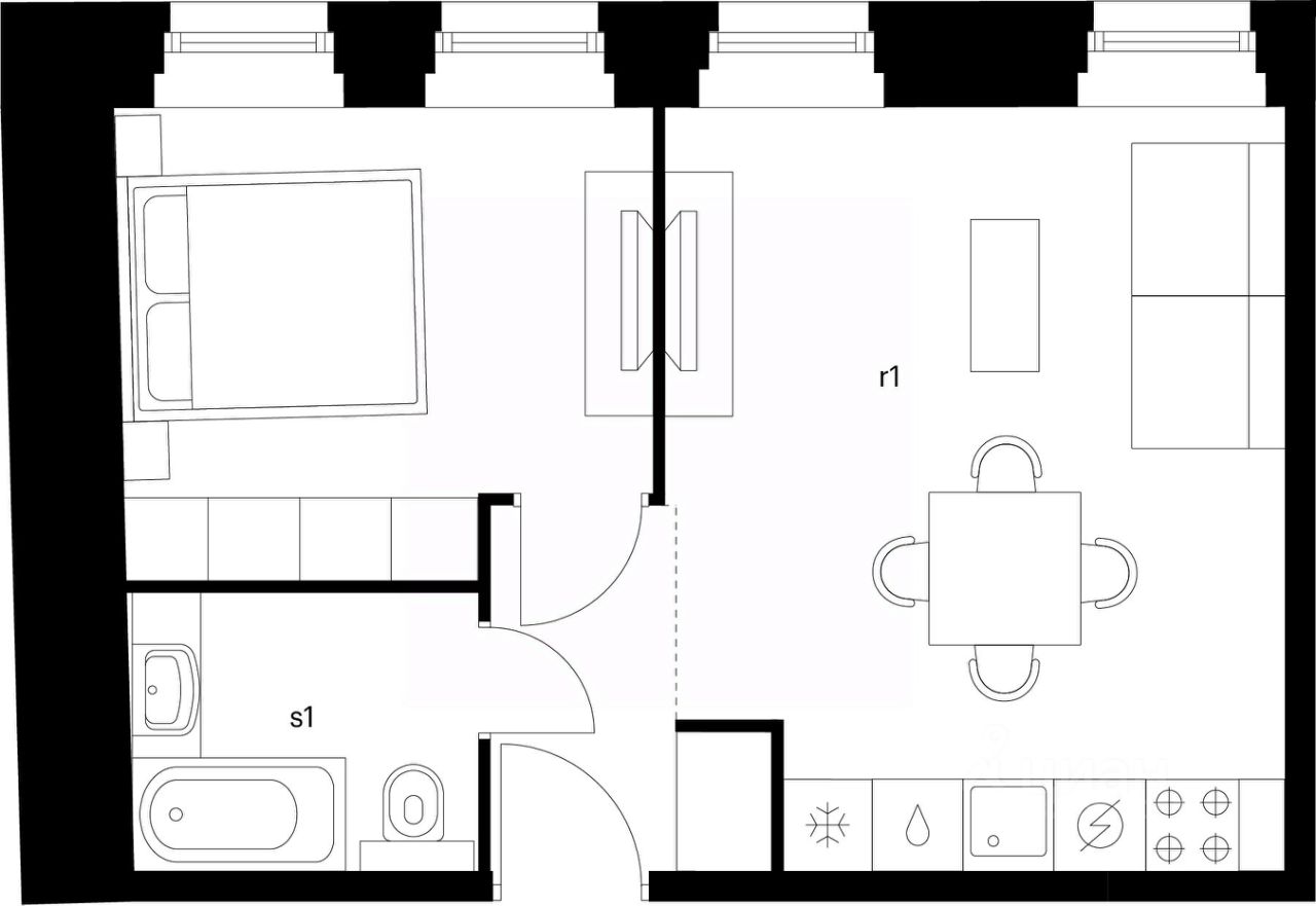 Продажа 1-комн квартиры на вторичном рынке Кантемировская улица,  д. 11Р