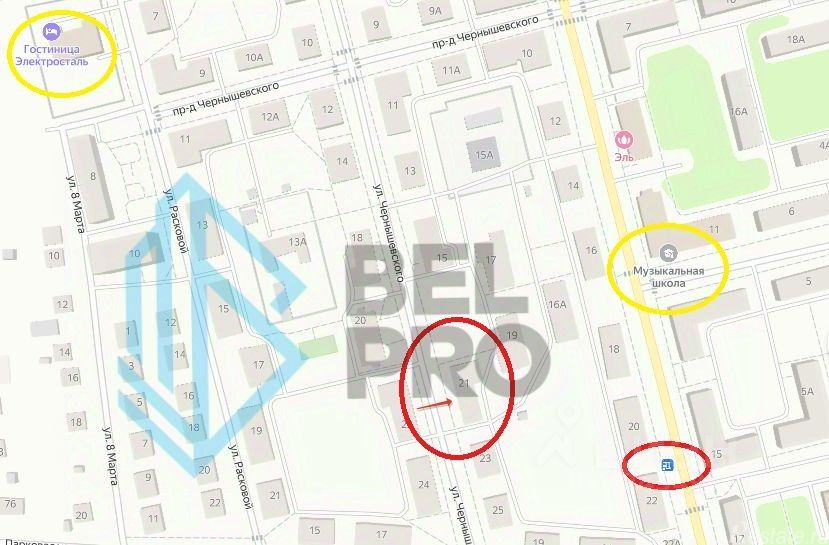 Продажа торгового помещения Электросталь г, Чернышевского ул,  д. 21