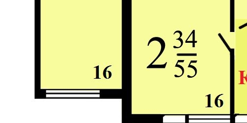 2-комн квартира Вешняковская улица, 37