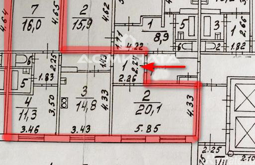 Продажа 3-комн квартиры на вторичном рынке Камышовая улица,  д. 3