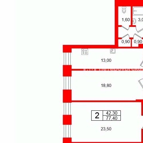 2-комн квартира набережная Реки Фонтанки, 32/1