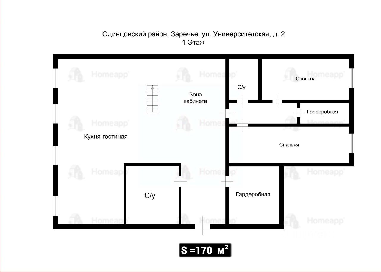 Продажа 4-комн квартиры на вторичном рынке Заречье пгт, улица Университетская, 2