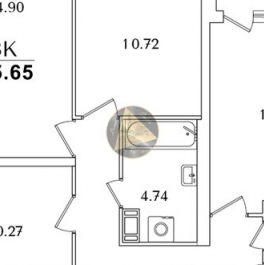 Продажа 3-комн квартиры на вторичном рынке Маршала Блюхера пр-кт,  д. 3 к2 с1