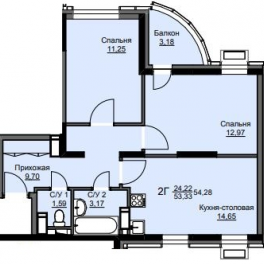 Продажа 2-комн квартиры в новостройке Щёлково г., Новая Фабрика ул.,  к. 6
