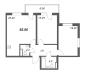 Продать Квартиры в новостройке Сертолово г., Восточно-Выборгское ш.   7