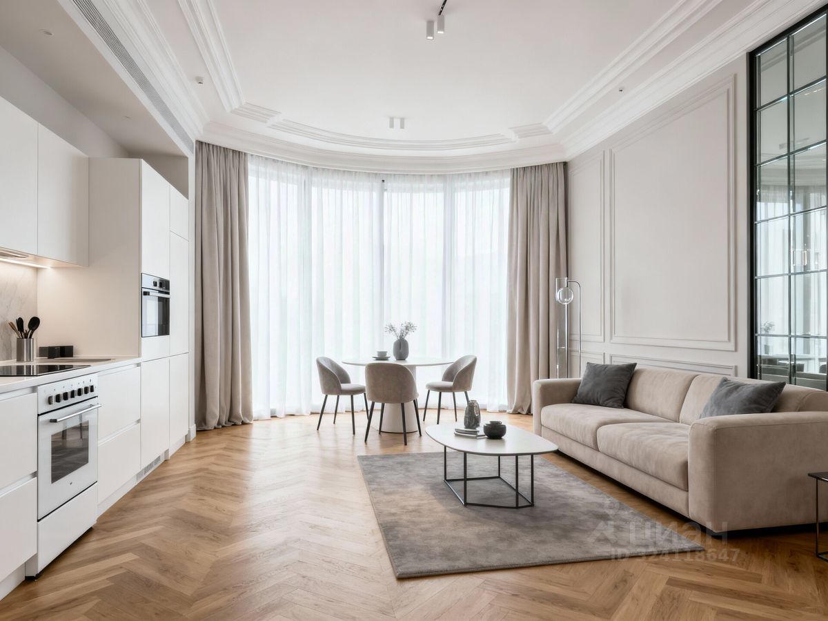 Аренда 4-комн квартиры на вторичном рынке переулок Хилков, 1