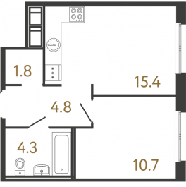Продажа 1-комн квартиры в новостройке Санкт-Петербург г., Обводного кан. наб.,  к. 1