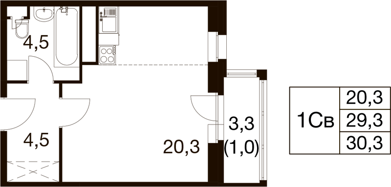 Продажа студии Балашиха г., Проектная ул.,  к. 1
