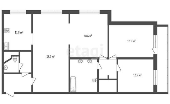 Продажа 4-комн квартиры на вторичном рынке ул Академика Пилюгина,  д. 14,  к. 2