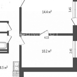 Продажа 2-комн квартиры на вторичном рынке ул Верхняя,  д. 3,  к. 2