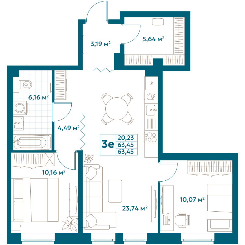 Продажа 2-комн квартиры в новостройке Москва г., Новоостаповская ул.,  к. Flow