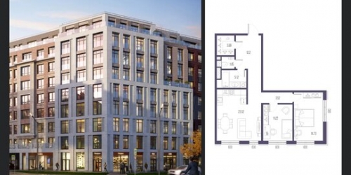 2-комн квартира Малоохтинский проспект,  д. 68