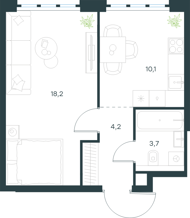 Продажа 1-комн квартиры в новостройке Москва г., Южнопортовая ул.,  к. 11