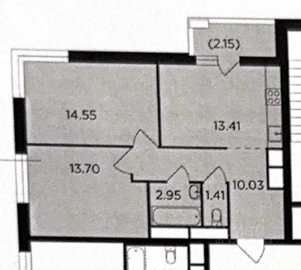 Продажа 2-комн квартиры на вторичном рынке Одинцово, улица Маршала Бирюзова, 7к4