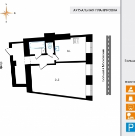 Продажа 1-комн квартиры на вторичном рынке Большая Московская ул,  д. 5