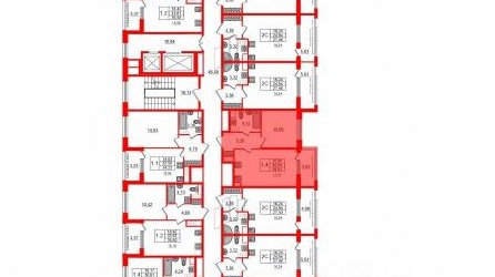 1-комн квартира проспект Обуховской обороны, 36
