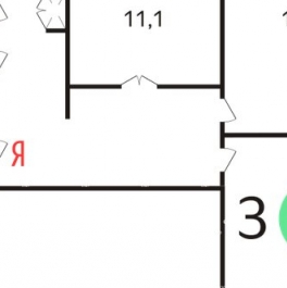 Продажа 3-комн квартиры на вторичном рынке Фестивальная ул,  д. 22 к4