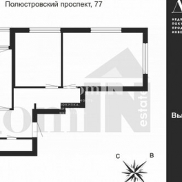 Продажа 2-комн квартиры на вторичном рынке Полюстровский проспект,  д. 75
