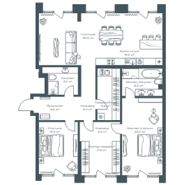 Продажа 3-комн квартиры в новостройке Москва г., Дербеневская наб., к. 1 Продажа 3-комн квартиры в новостройке Москва г., Дербеневская наб., к. 1