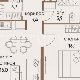 Продажа 1-комн квартиры на вторичном рынке улица Нижние Мнёвники