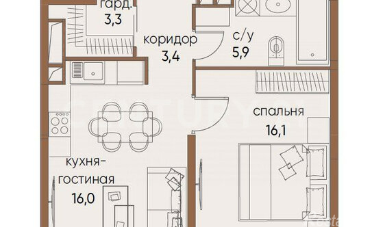 Продажа 1-комн квартиры на вторичном рынке улица Нижние Мнёвники