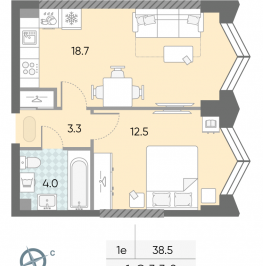 Продажа 1-комн квартиры в новостройке Автозаводская площадь, д.вл.23 Продажа 1-комн квартиры в новостройке Автозаводская площадь, д.вл.23
