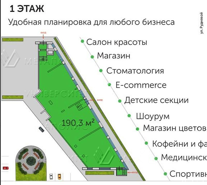 Аренда торгового помещения ул Коминтерна,  д. 10