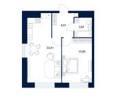 Продать Квартиры в новостройке Москва г., Академика Ильюшина ул.   DIUS