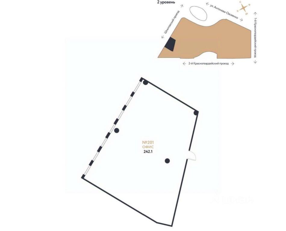 Продажа офиса Красногвардейский 2-й проезд,  д. 6Б