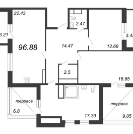 Продажа 2-комн квартиры в новостройке Санкт-Петербург г., Глухарская ул., к. 2 Продажа 2-комн квартиры в новостройке Санкт-Петербург г., Глухарская ул., к. 2
