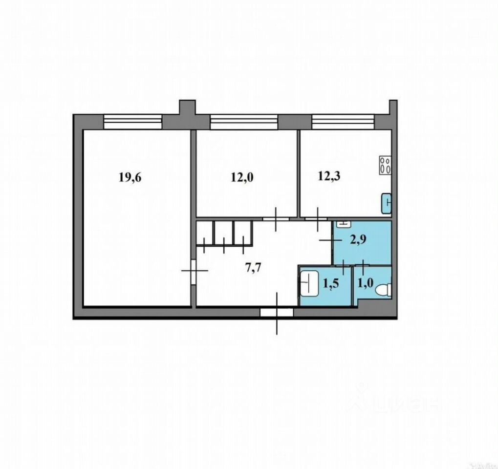 Продажа 2-комн квартиры на вторичном рынке Штурманская улица, 30