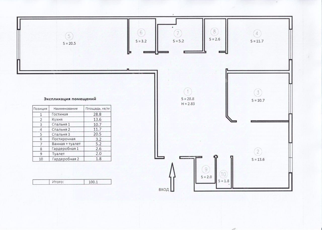 Аренда 4-комн квартиры на вторичном рынке Лиговский проспект, 123