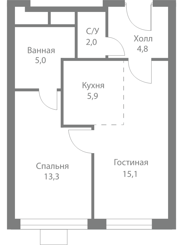 Продажа 1-комн квартиры в новостройке Москва г., Сколковское ш.,  к. 4