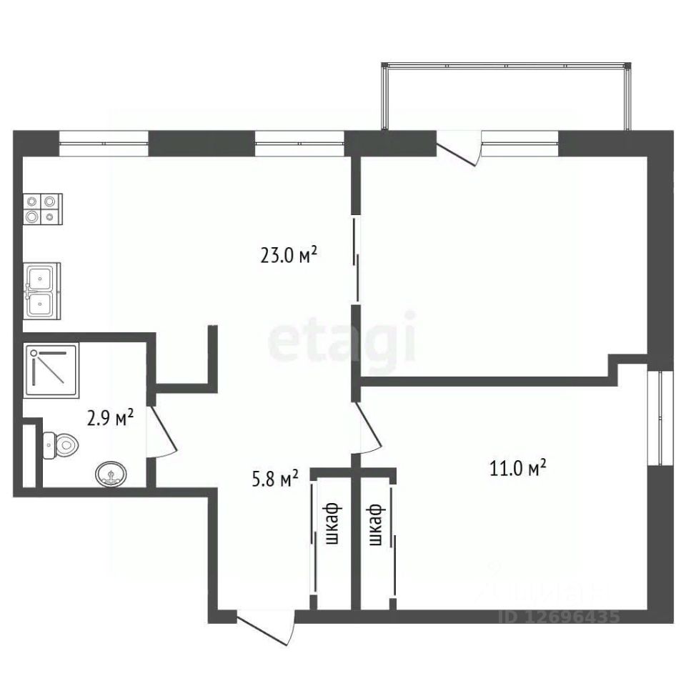 Продажа 2-комн квартиры на вторичном рынке Нижегородская улица, 13А