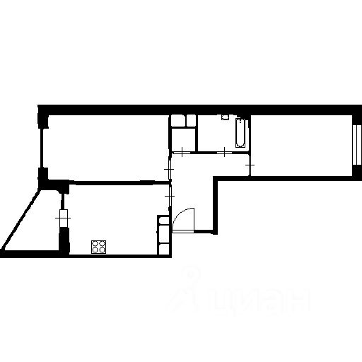Продажа 2-комн квартиры на вторичном рынке Раменское, улица Крымская,  д. 5