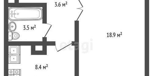 1-комн квартира Изумрудная улица,  д. 11