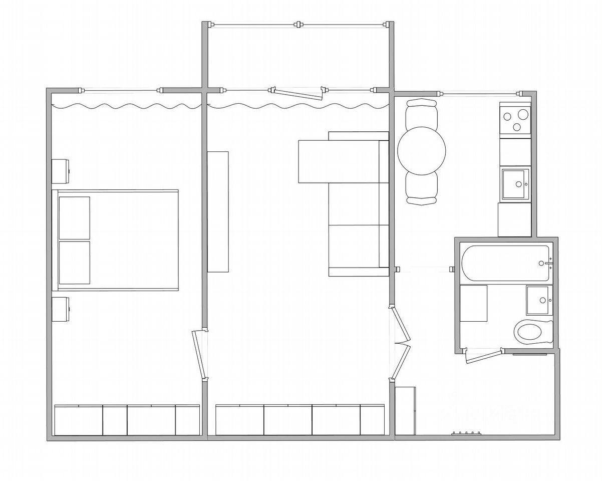Аренда 2-комн квартиры на вторичном рынке Волгоградский проспект, 159К2