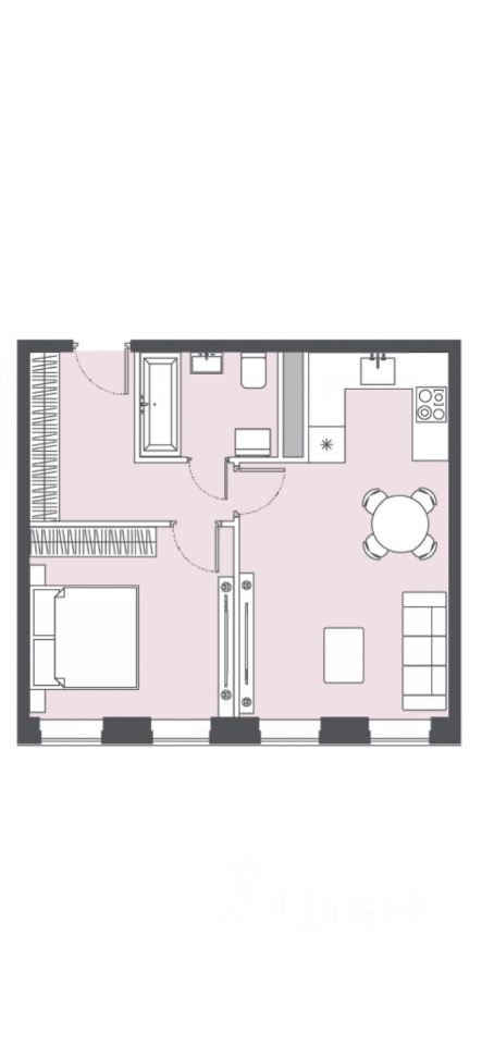 Продажа 1-комн квартиры на вторичном рынке улица Новая Дорога, 9к2
