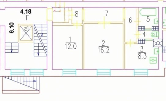 Продажа 2-комн квартиры на вторичном рынке ул Строителей,  д. 6,  к. 7
