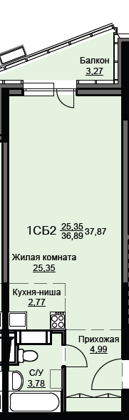 Продажа студии Щёлково г., Новая Фабрика ул.,  к. 8
