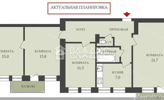 Продажа 4-комн квартиры на вторичном рынке Коломна, Коломенская улица,  д. 7