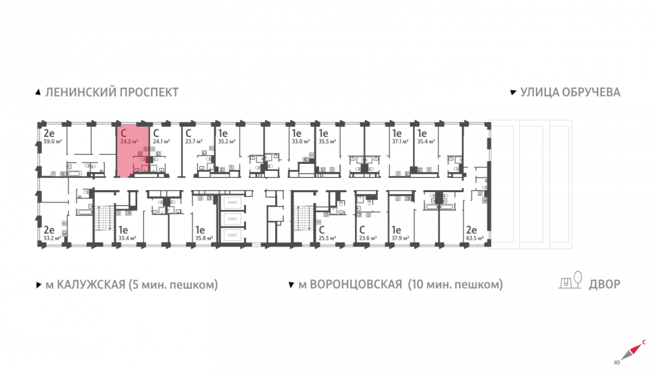 Продажа студии Обручева ул,  д. 30