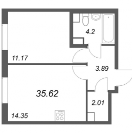 Продажа 1-комн квартиры в новостройке Санкт-Петербург г., Тамбасова ул., к. 2.2 Продажа 1-комн квартиры в новостройке Санкт-Петербург г., Тамбасова ул., к. 2.2