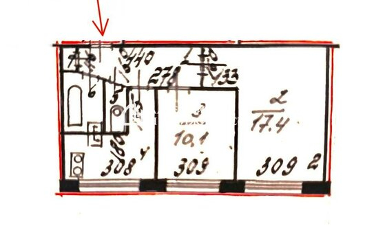 Продажа 2-комн квартиры на вторичном рынке улица Новосёлов
